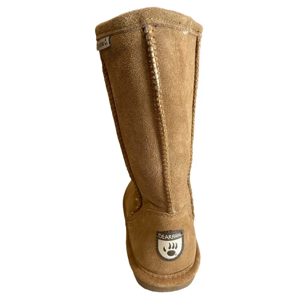 Bearpaw Emma Short Winter Boots Hickory Brown 7